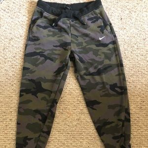 Nike camo joggers